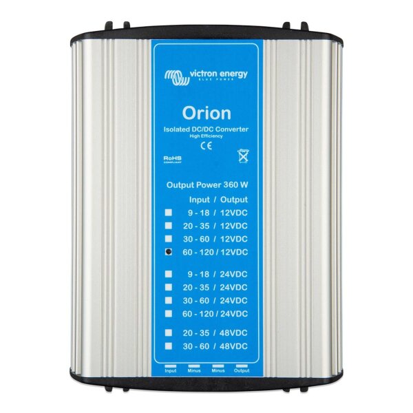 Orion 110/12-30A (360W) Convertisseur CC-CC isolé