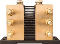 Shunt 2000 A/50 mV-0,5 / 3xM10