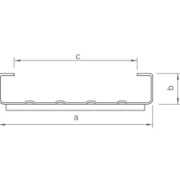 Rail de base 150-30 Distance de séparation 6 mm...