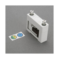 Support de barre omnibus PE/N 60 mm 1 pôle 01601 PE/N