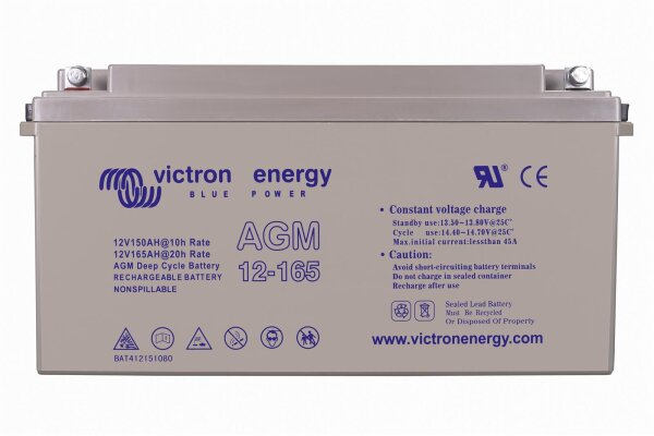 Batterie AGM à décharge profonde 12 V/165 Ah (M8)