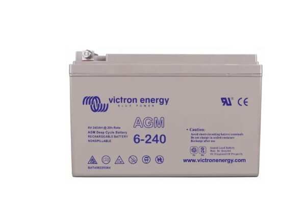 Batterie AGM à décharge profonde 6 V/240 Ah.